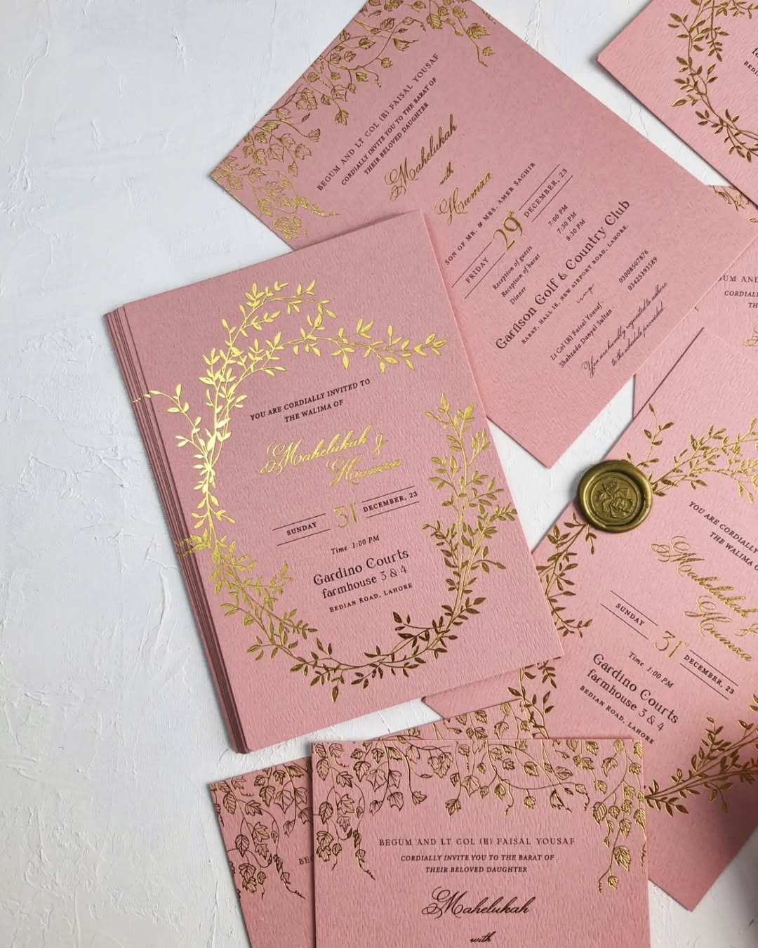 Pastel Gold Embellishment