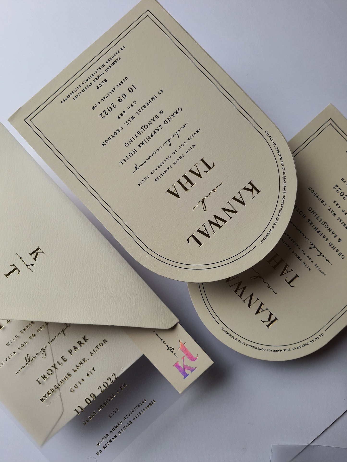 Elegant typography invite 2