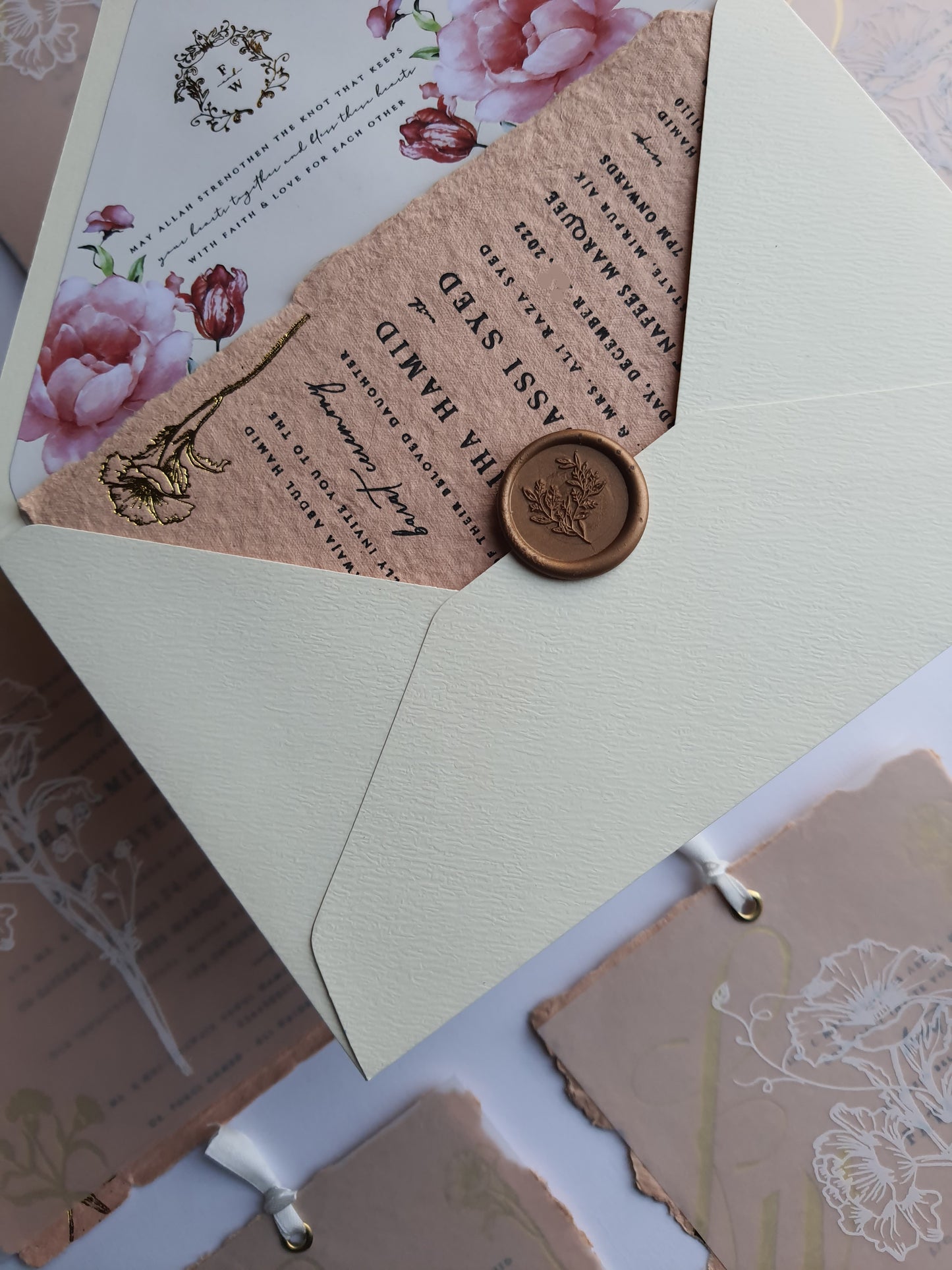 Handmade Paper Invitation