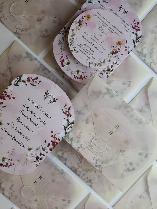 Urdu Floral Invite